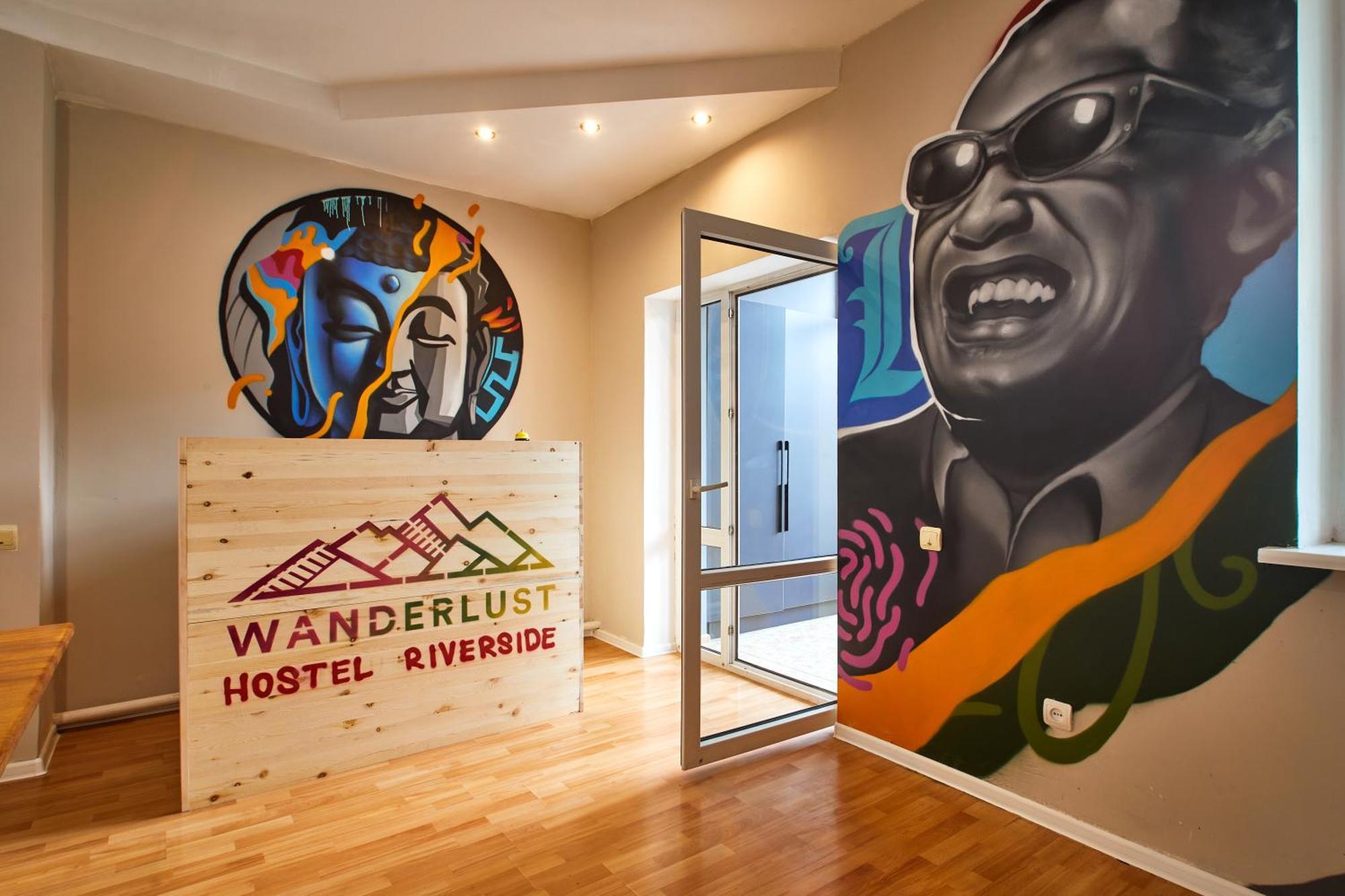 Wanderlust Hostel Riverside Almaty Exterior photo